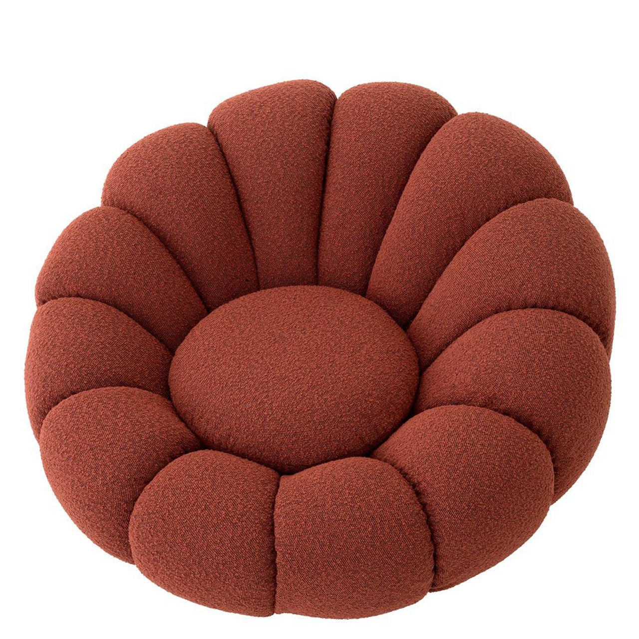 Swivel Chair Mello Boucle Rouge